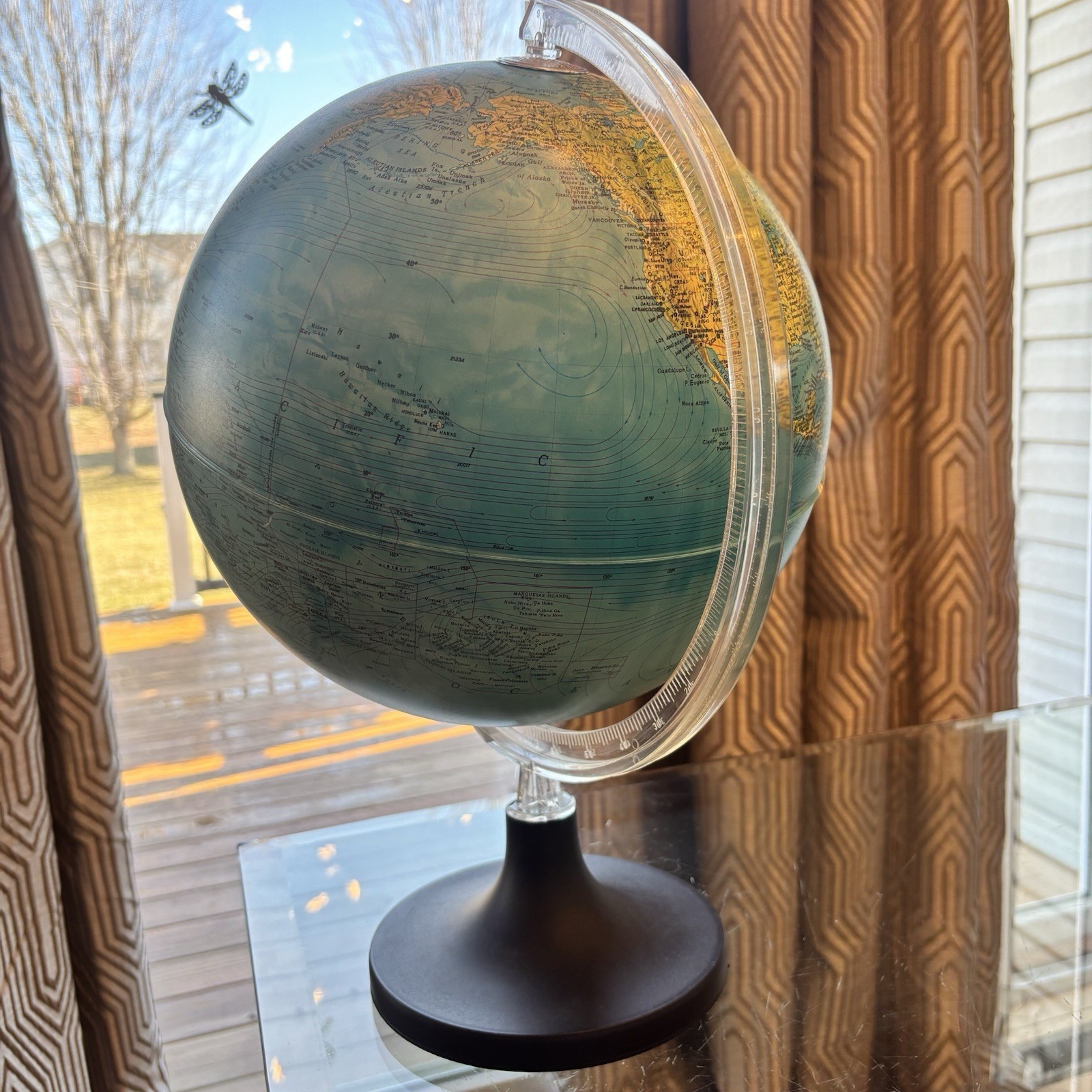 Underwriters Laboratories Desktop Globe 17” Tall FLAW