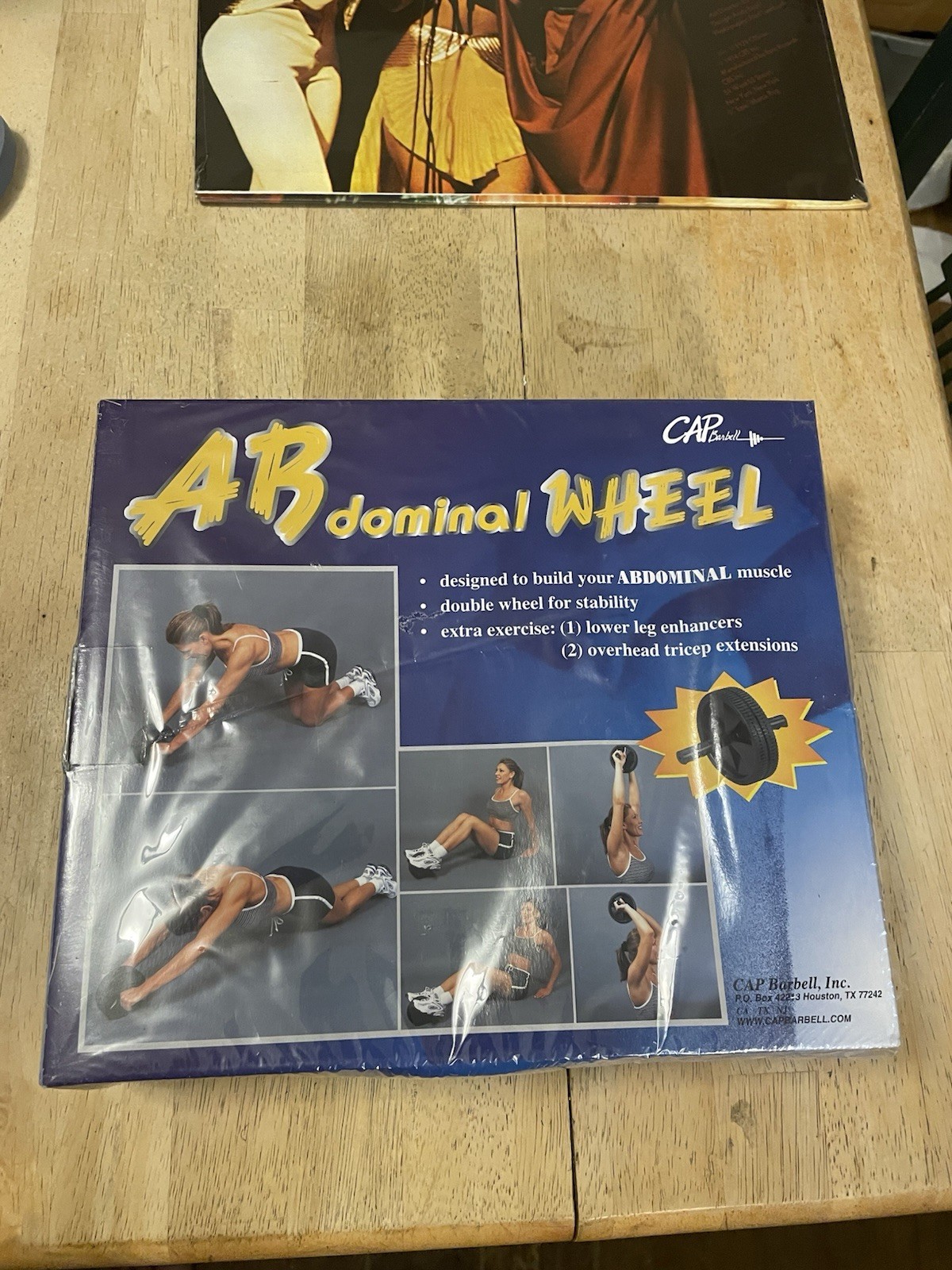 NEW NOS CAP Barbell, AB Dominal Exercise Wheel Home Exercise