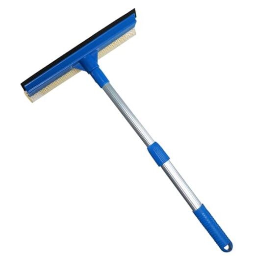 Professional Window Squeegee,2 in 1 Squeegee Window Cleaner with Long