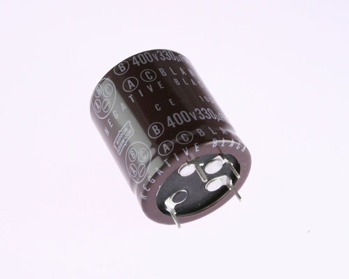 7x 330uF 400V Radial Snap In Mount Electrolytic Capacitor DC 105C 330mfd 400VDC