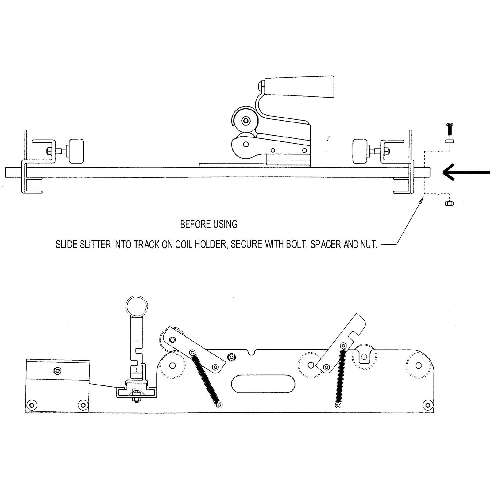 Alum-A-Brake Coil Holder