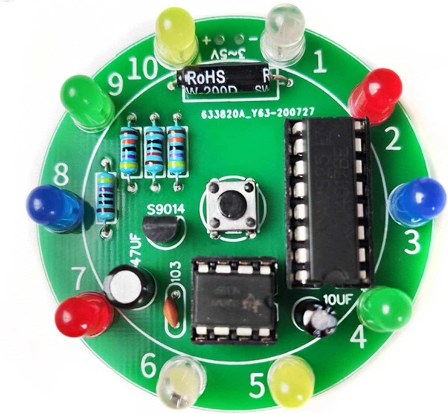 DIY Practical Soldering Practice Kit Practice Learning Electronics Training Boar