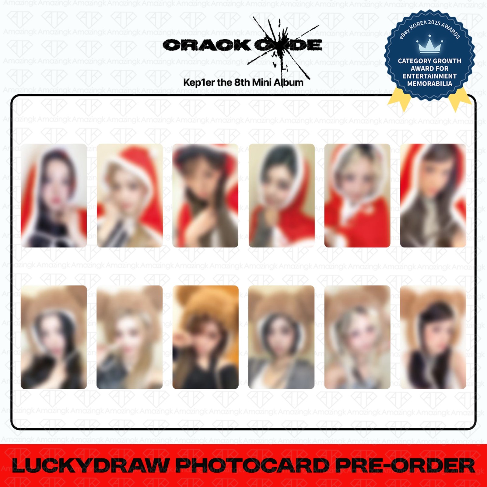 [PreSale] Kep1er 8th Mini Album Crack Code Ktown4U LuckyDraw Photocard