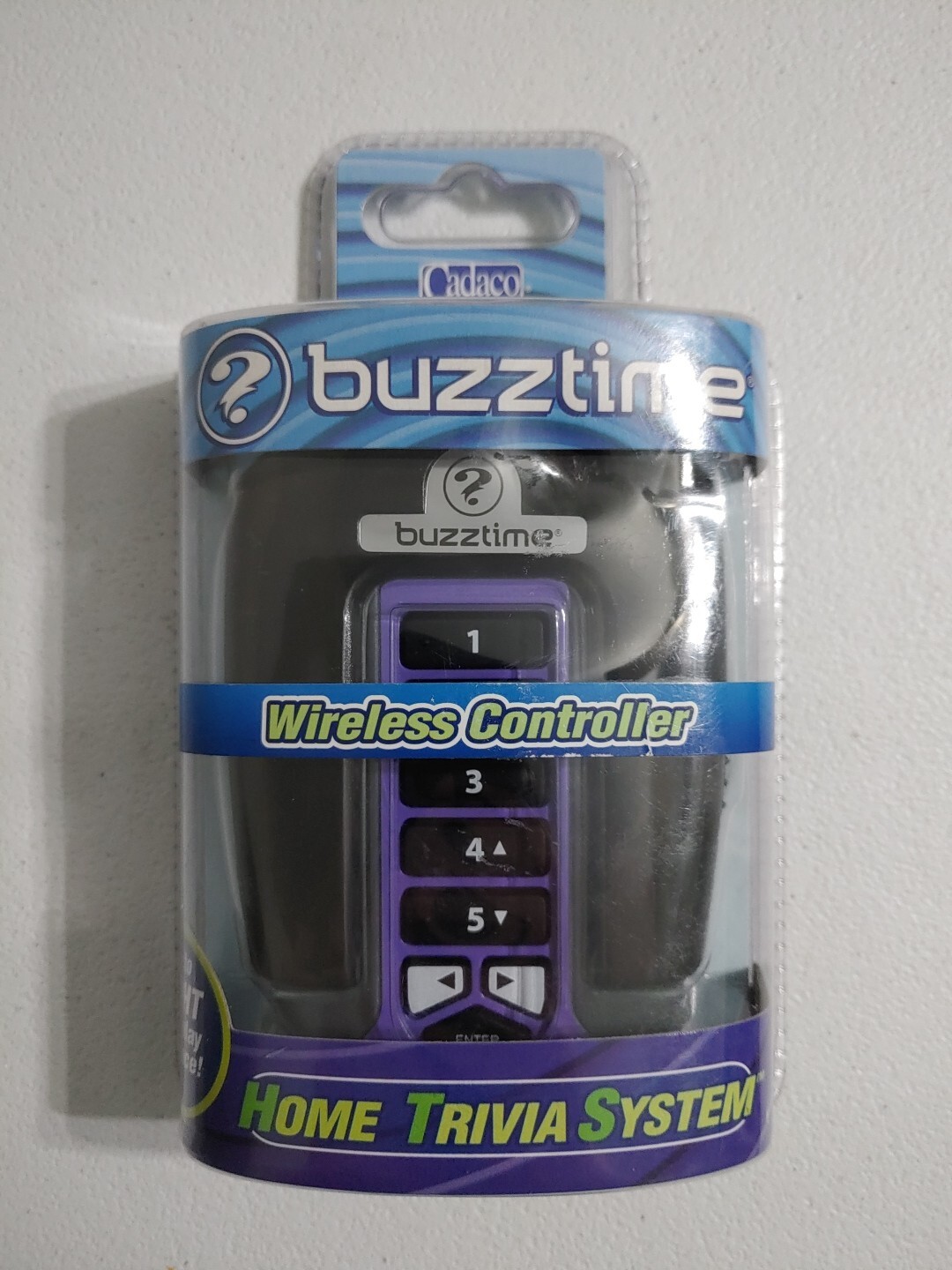 Cadaco Buzztime Home Trivia System Wireless Controller - Purple-NIB