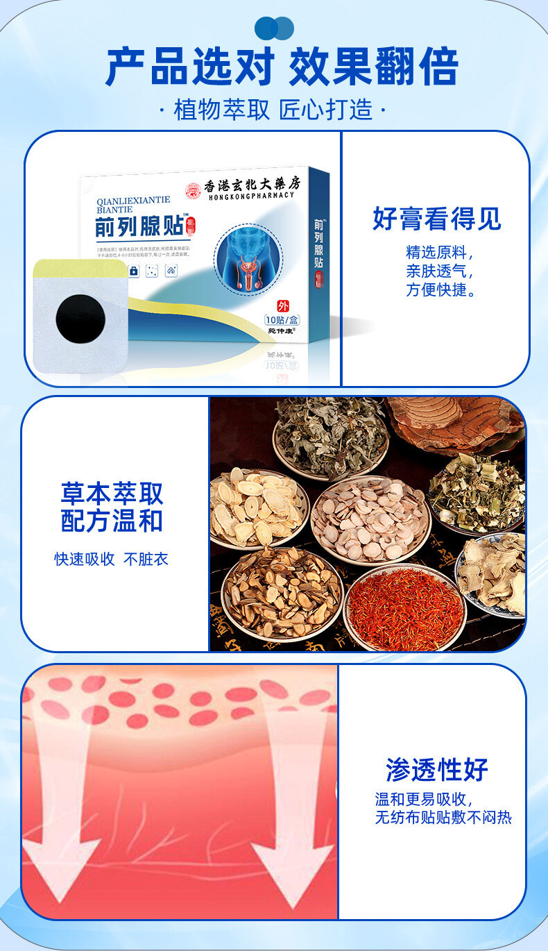 Prostate patch 10pc 前列腺贴