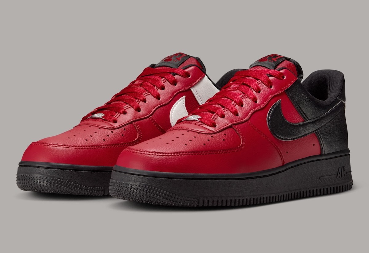 Nike Air Force 1 '07 LV8 Shoes Red Black White IB6847-600 Mens Size's NEW
