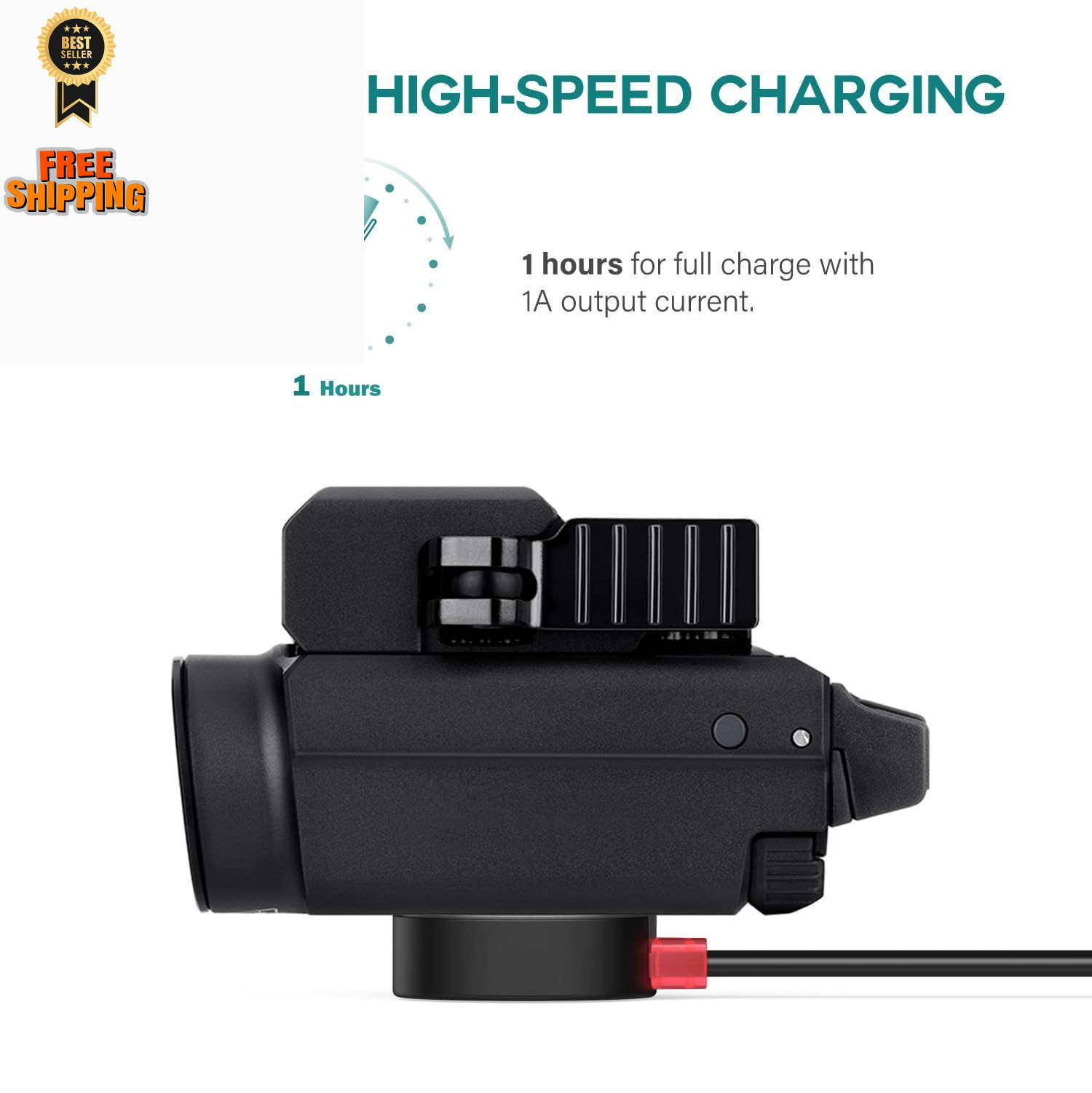 TUSITA MCC S Magnetic Charging Cable Only Compatible with Olight Flashlight...