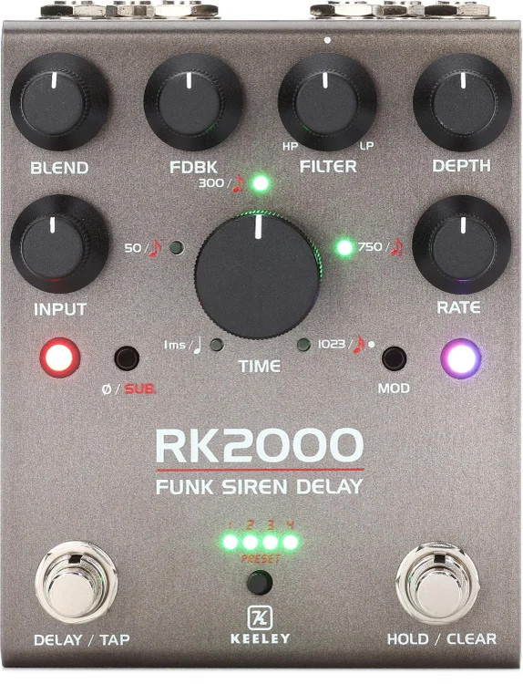 Keeley RK2000 Funk Siren Delay Pedal