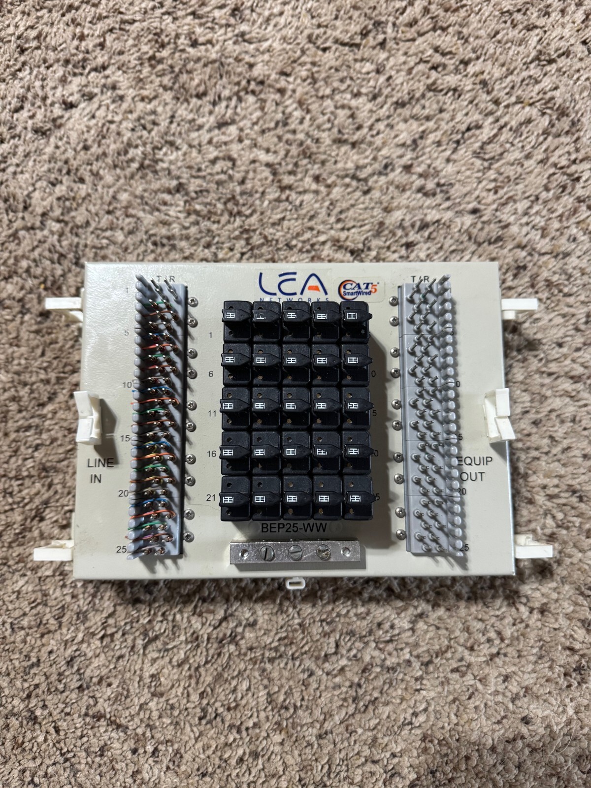 Lea Networks BEP25-WW Building Entrance Protector Wire Wrap Type IDC