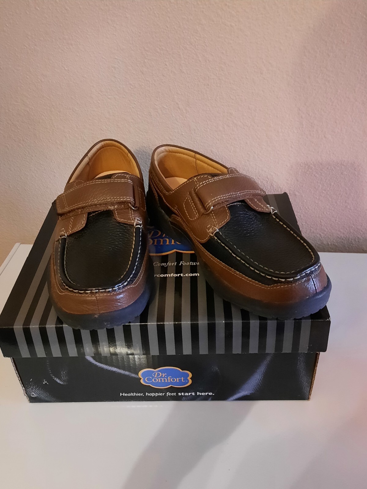 Dr Comfort Men's Sz 10 1/2 W Mike Diabetic Shoes