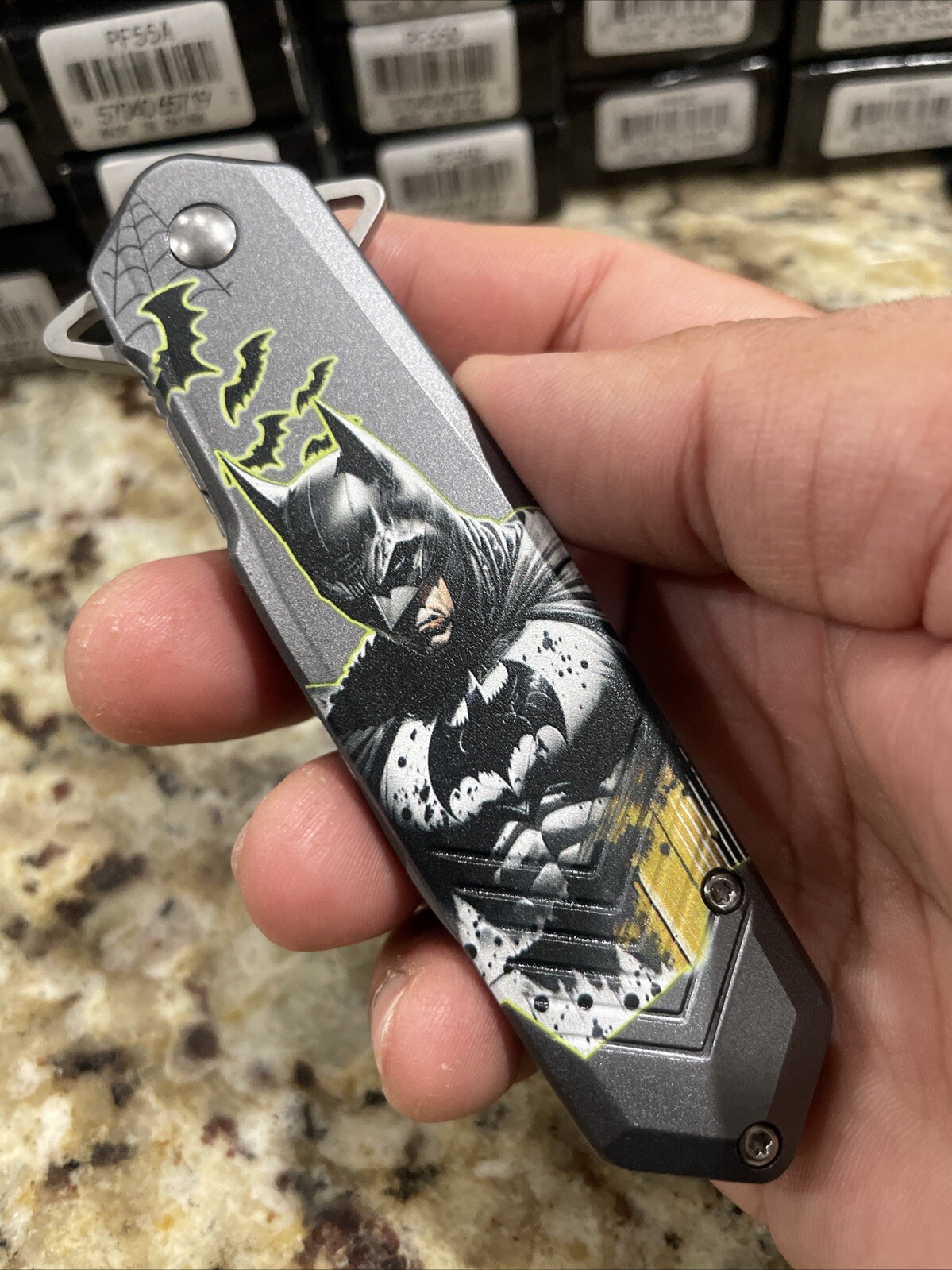 Comic Con Themed Spring Assited Pocket Knife -High Quality Folding Knife - 63A