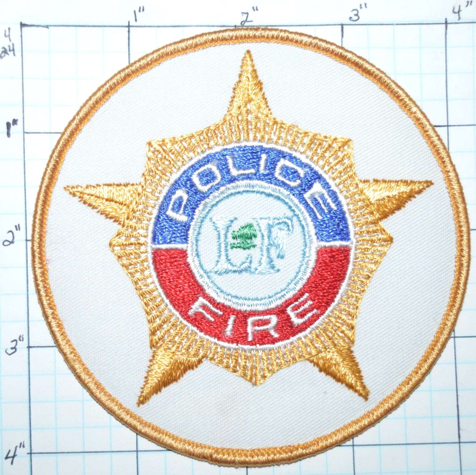 ILLINOIS, LF LAKE FOREST POLICE FIRE DEPT PATCH