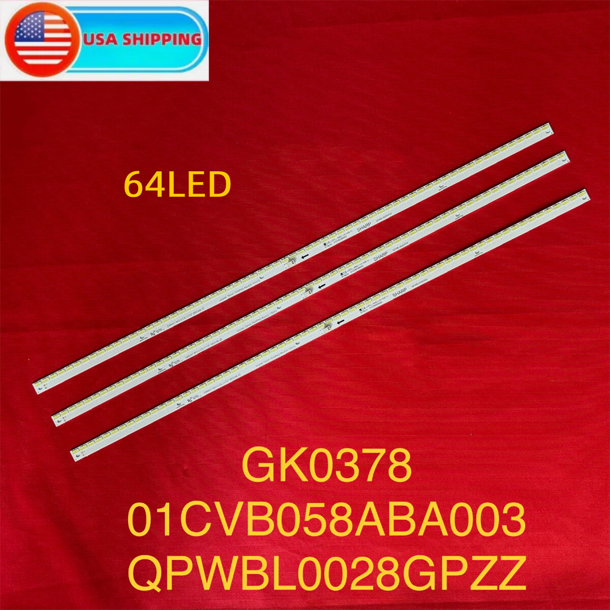 LED Backlight Strip For Vizio E701I-A3 E701I-A3E Sharp LC-70C6600U LC-70EQ30U