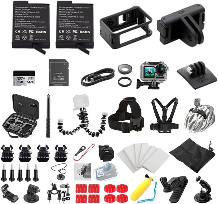 Action Camera Accessories Kit