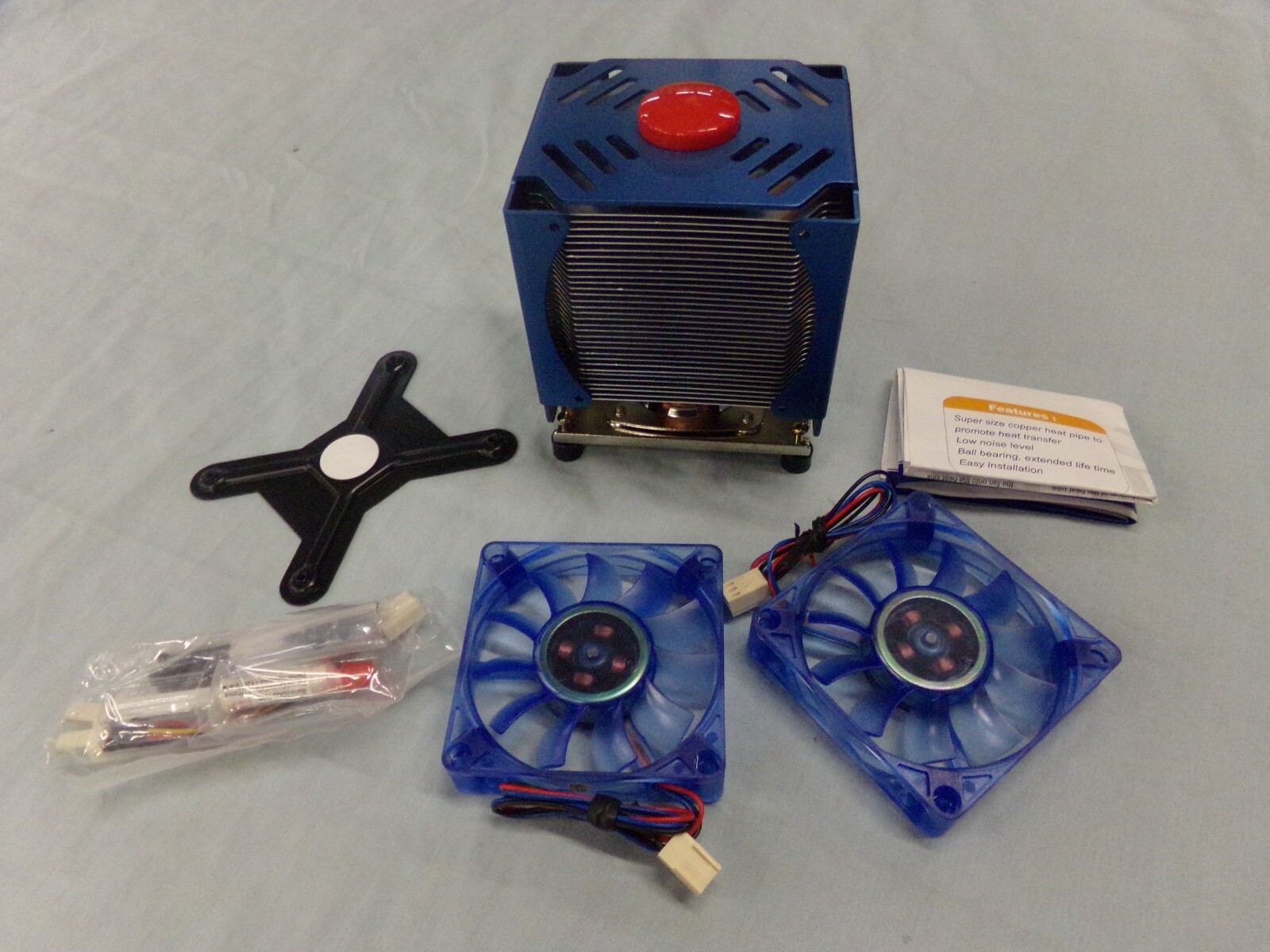 Evercool Super Silent Turbo Cooler -C715 for Intel P4 All Speed NEW in Package