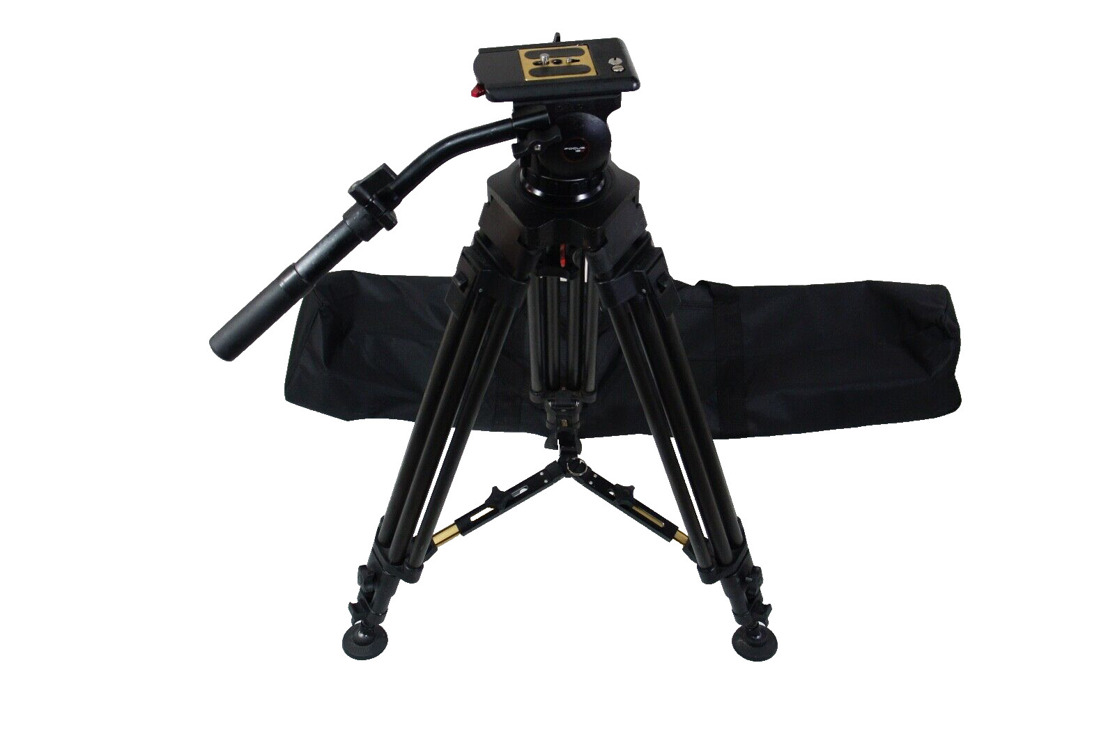 CARTONI FOCUS F12 HEAD TELBAR PLATE BAG TDKNOB  DA TRIPOD SYSTEM SERVICED 26Lb🔥