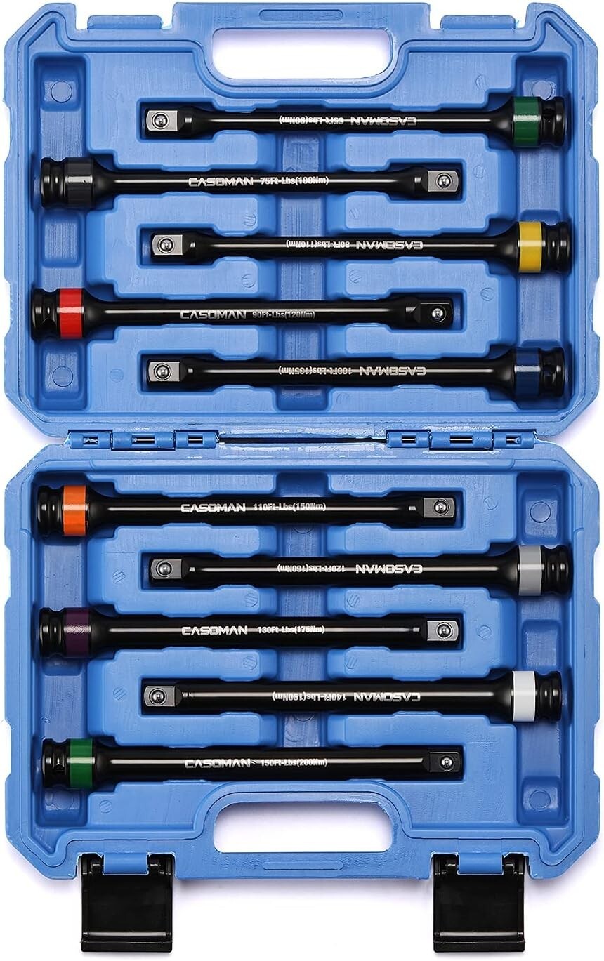 Chrome Electroplated Torque Extension Bars - Secure and Accurate Torque Set