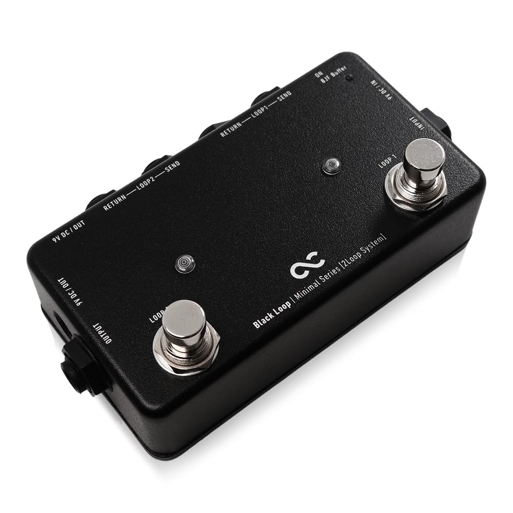 One Control Minimal Series Black Loop with BJF Buffer Pedal Switcher