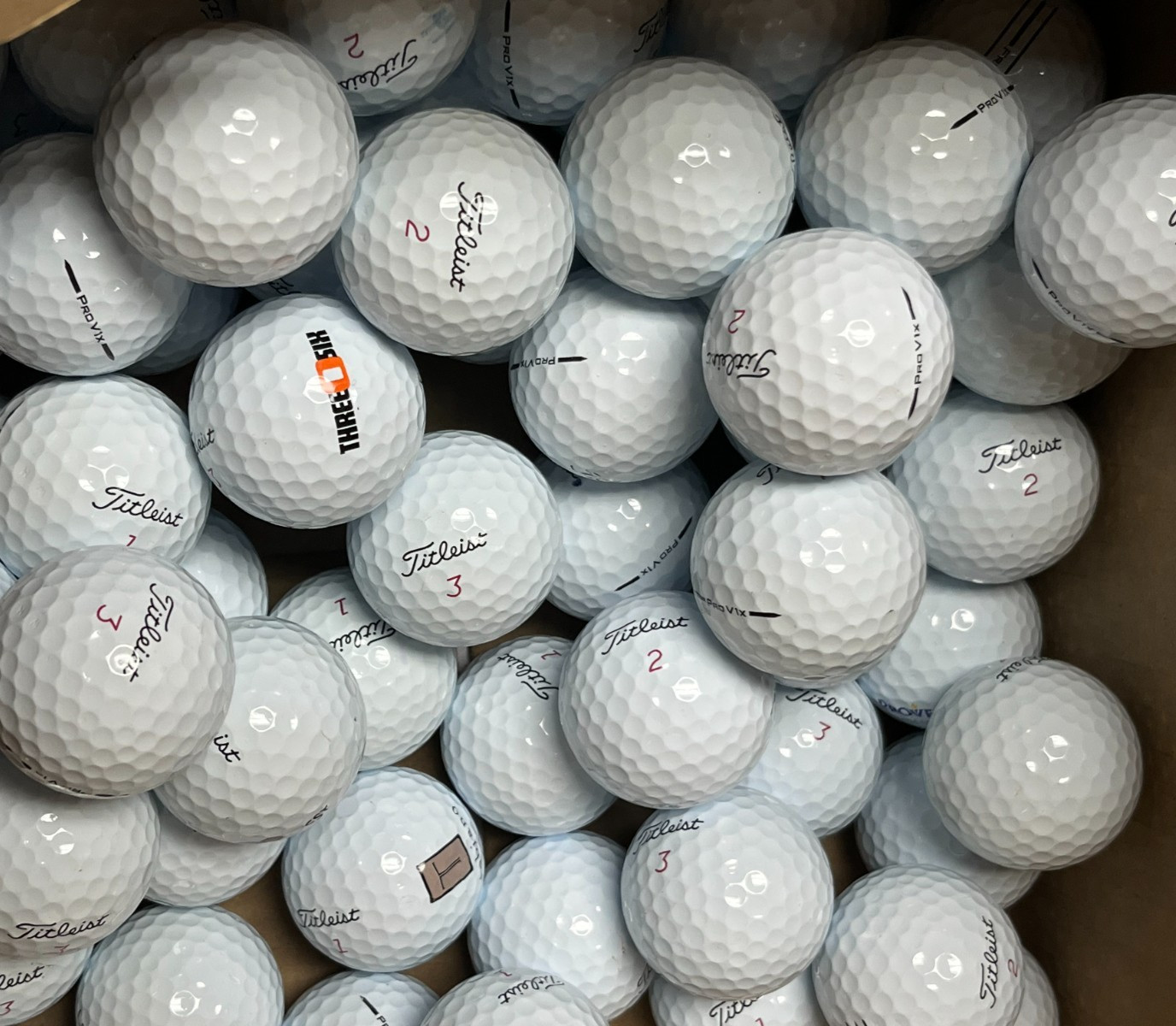 Titleist Pro V1X 2025/2026 AAAAA Mint 36 Used Golf Balls 5A