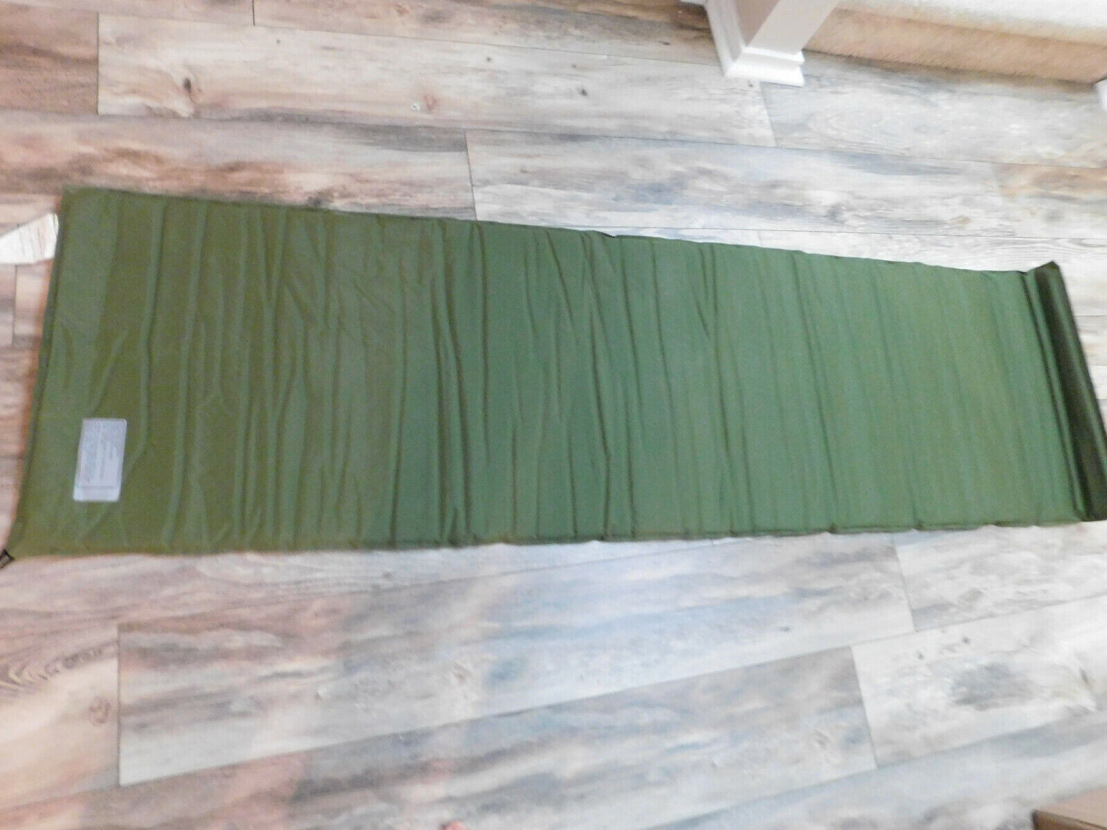 USGI VINYL TECHNOLOGY Camping Self-Inflating Sleeping Mat PAD GREEN Fair