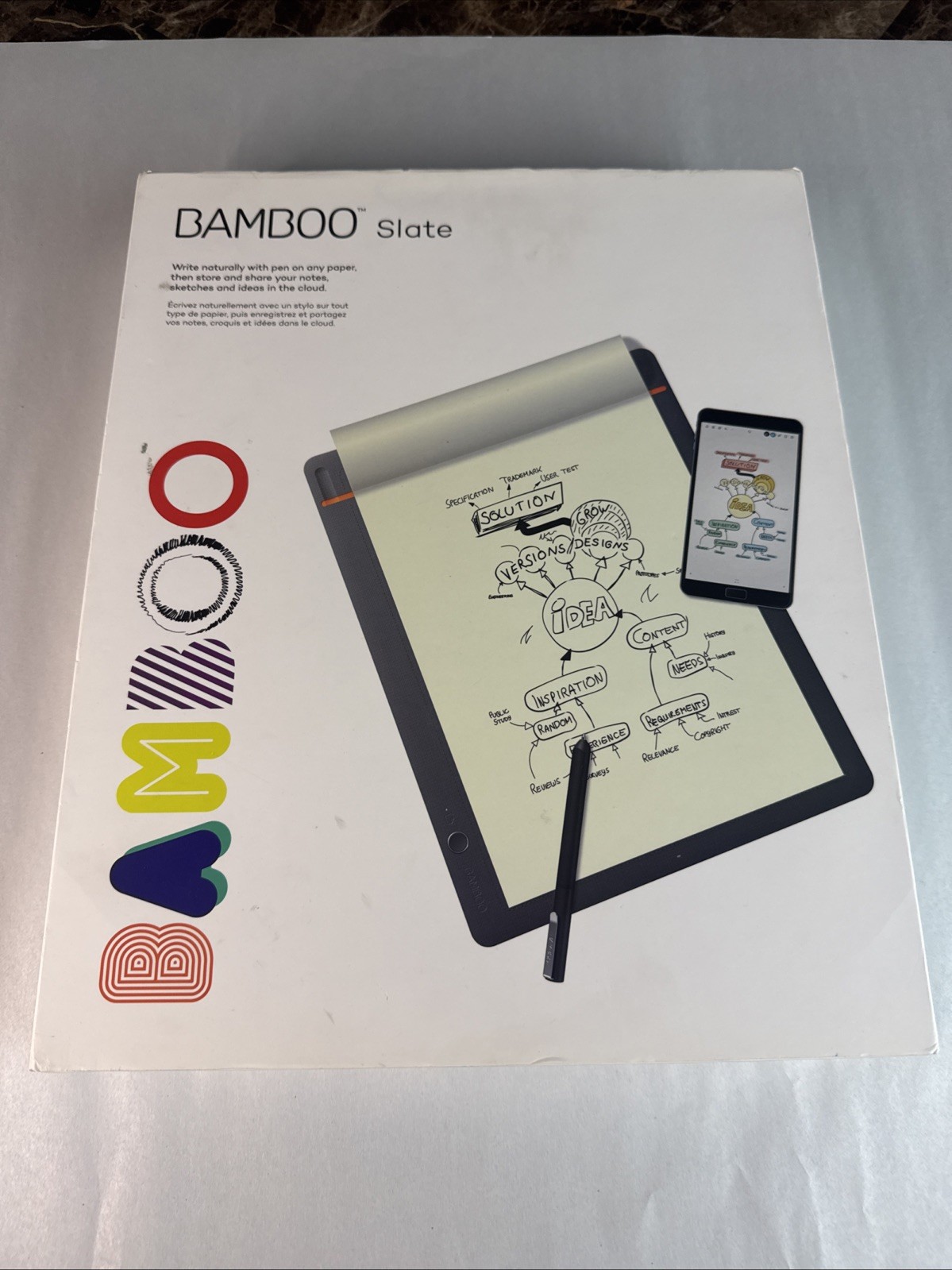 Bamboo Slate Smartpad Digital Notebook, Large (A4/ Letter Size) See Description