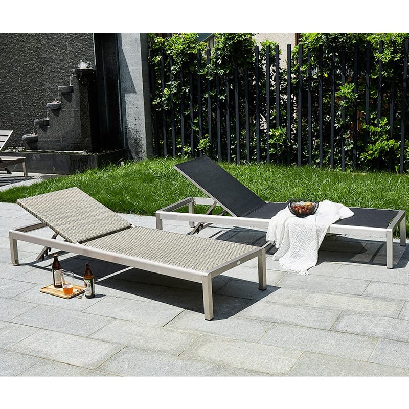Adjustable 5 Position Chaise Lounge Bracket - Durable Heavy-Duty - 2 Piece