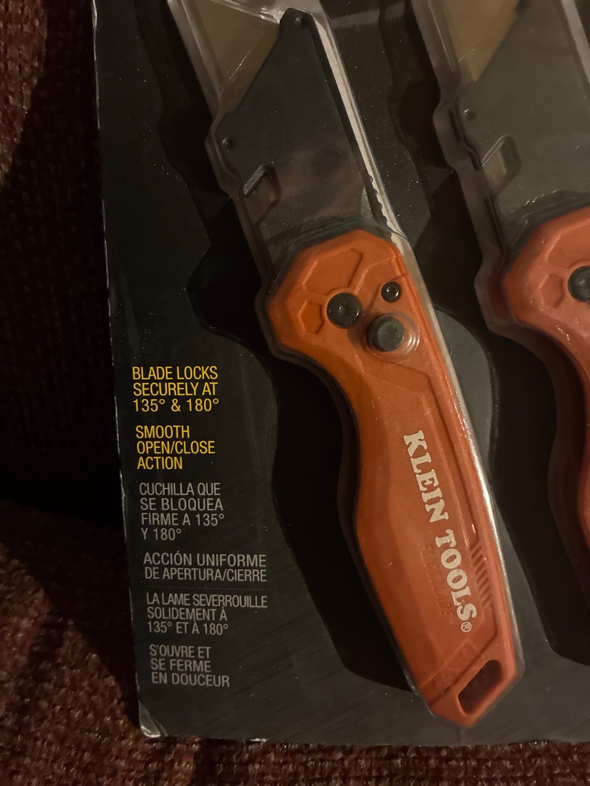 Klein Tools 44313 Folding Utility Knife, 2-Pack