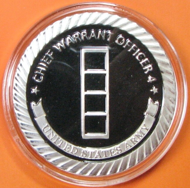 US Army Chief Warrant Officer. Challenge Coin. 1.5". 70b.