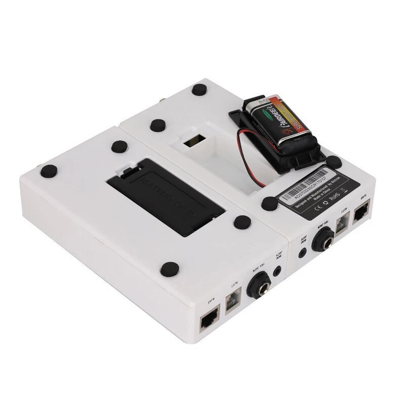 CT-8 Cable Tester Professional Audio Network Line Engineering Cabling Test Tool
