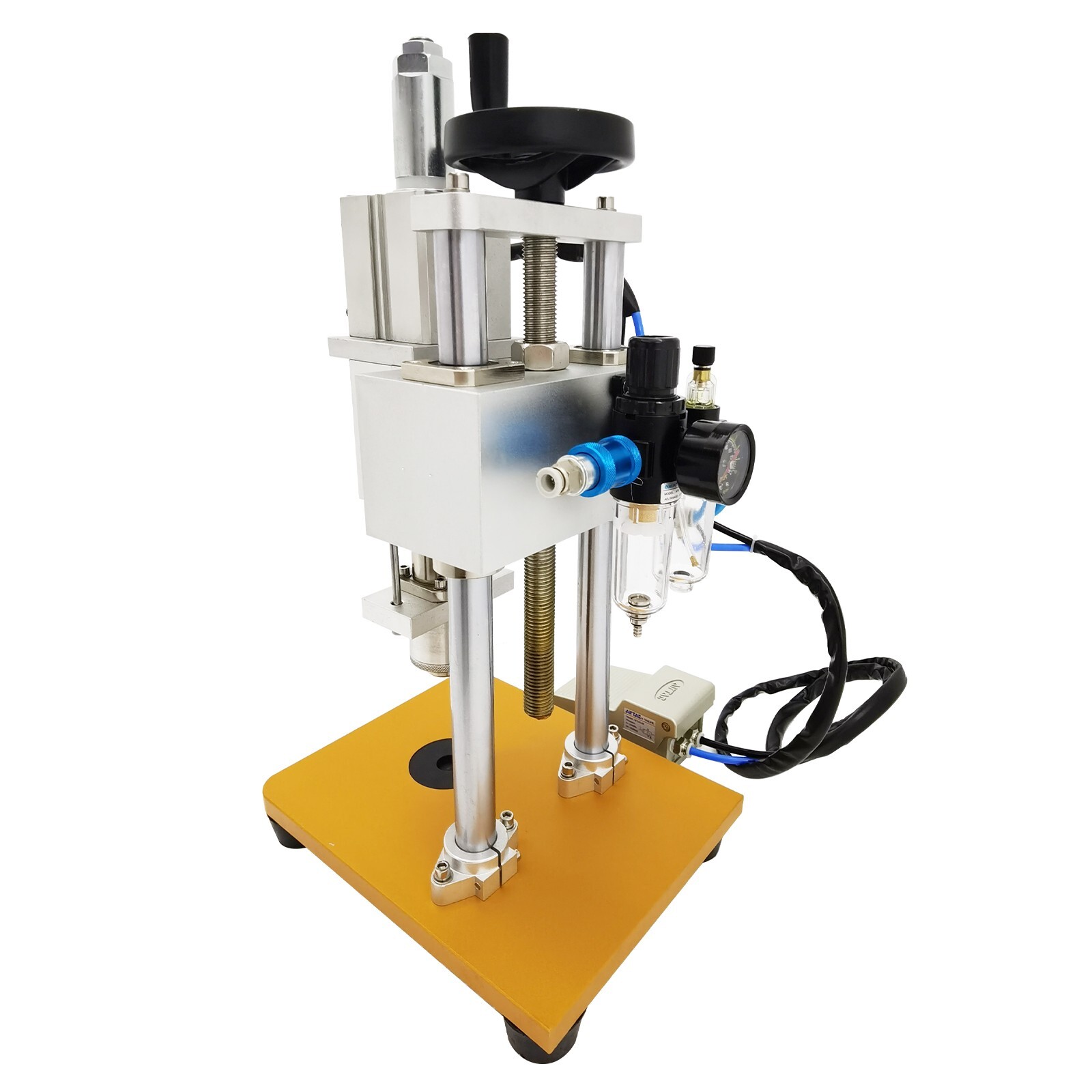 Pneumatic Vial Sealer Aluminum-Plastic Bottle Capping Sealing Machine 17mm