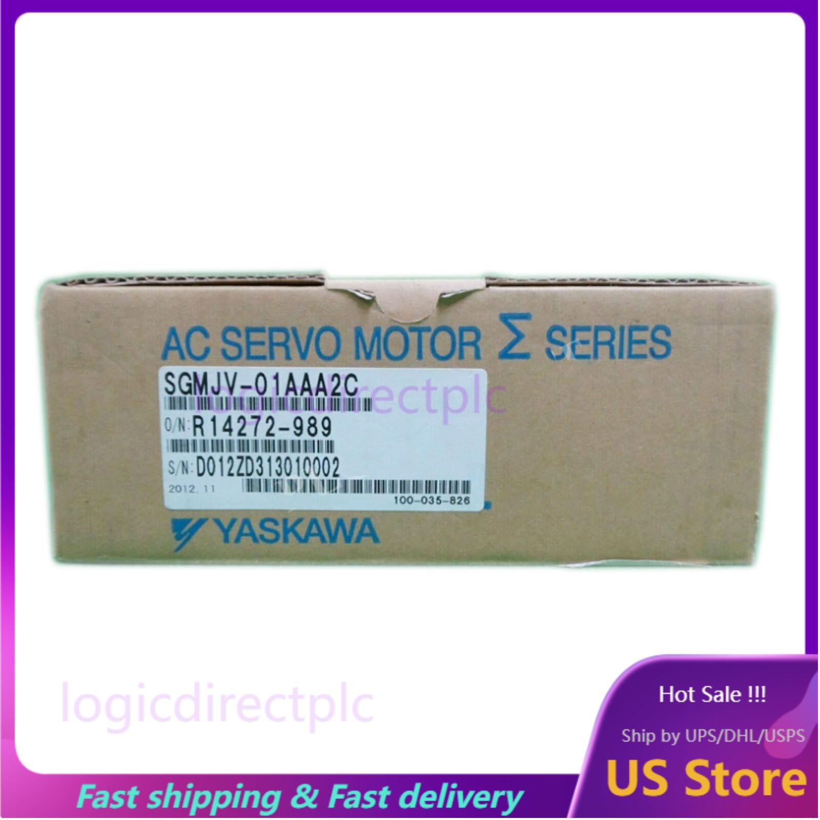 1PC YASKAWA AC SERVO MOTOR SGMJV-01AAA2C NEW