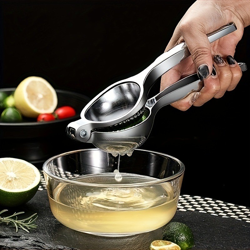 2 PCS Stainless Steel Lemon Squeezer Orange Lime Juicer Hand Press Tool