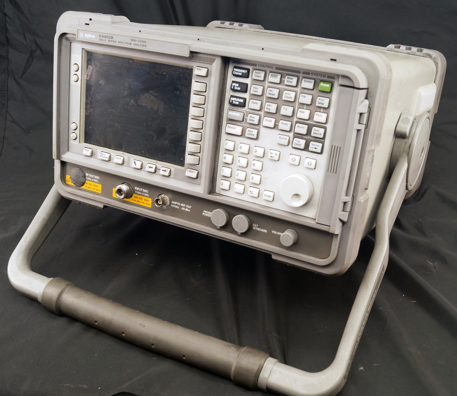 Agilent E4402B 9KHz-3GHz ESA-L Spectrum Analyzer Tested & Working Lot O
