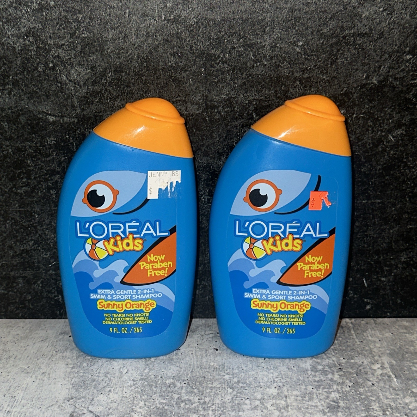 2x L’Oreal Kids Sunny Orange 2-in-1 Swim & Sports Shampoo 9oz Paraben Free