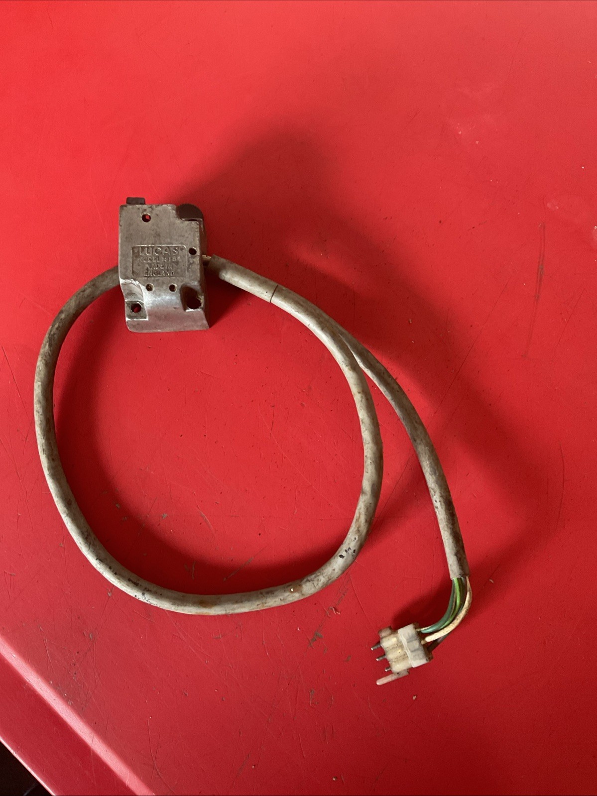 VINTAGE LUCAS MODEL 181 SA MOTORCYCLE INDICATOR,HORN HANDLEBAR CONTROL SWITCH