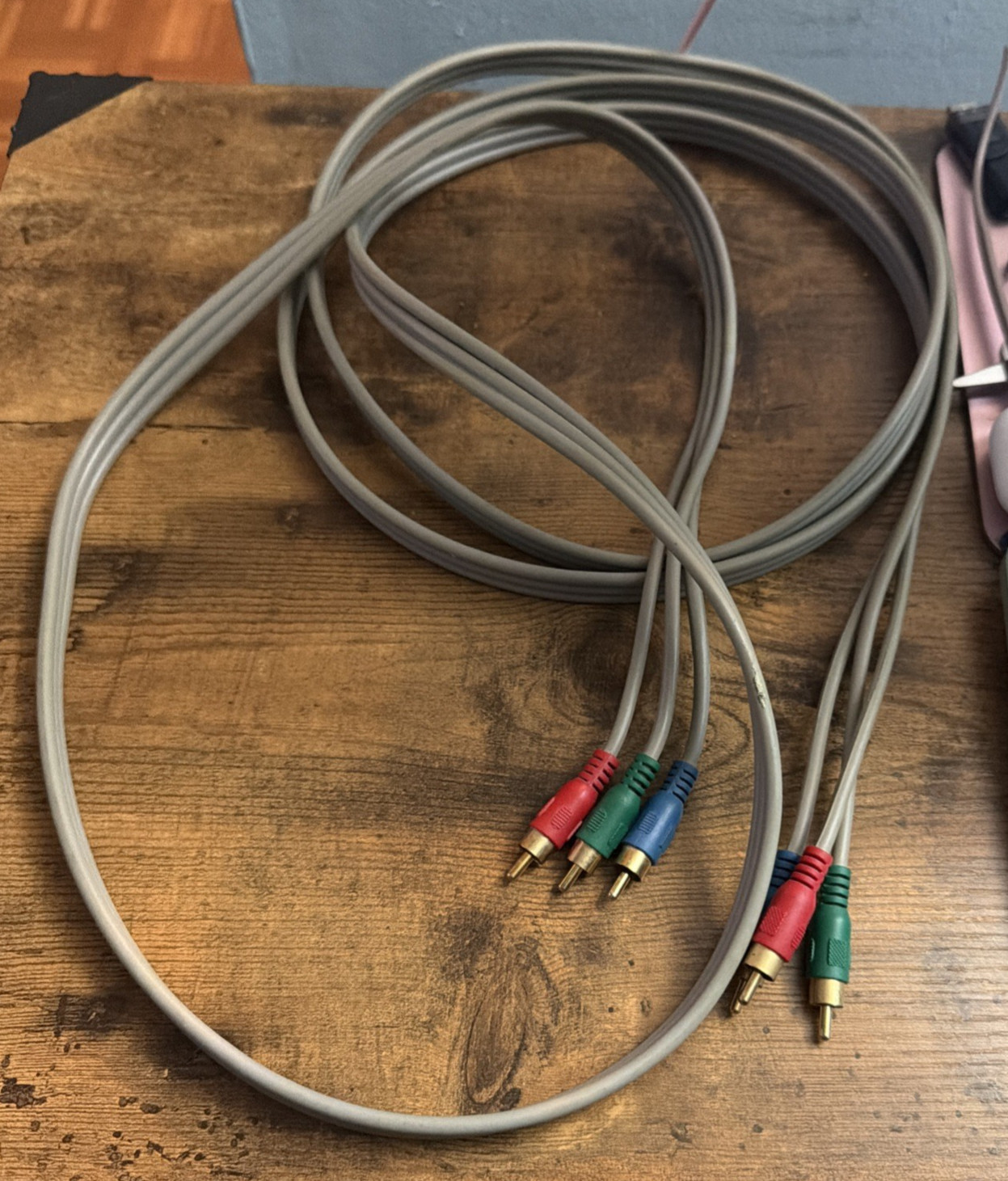 10ft Component Video Cable (New, kept in bag) 3 RCA Red, Green & Blue HDTV DVD