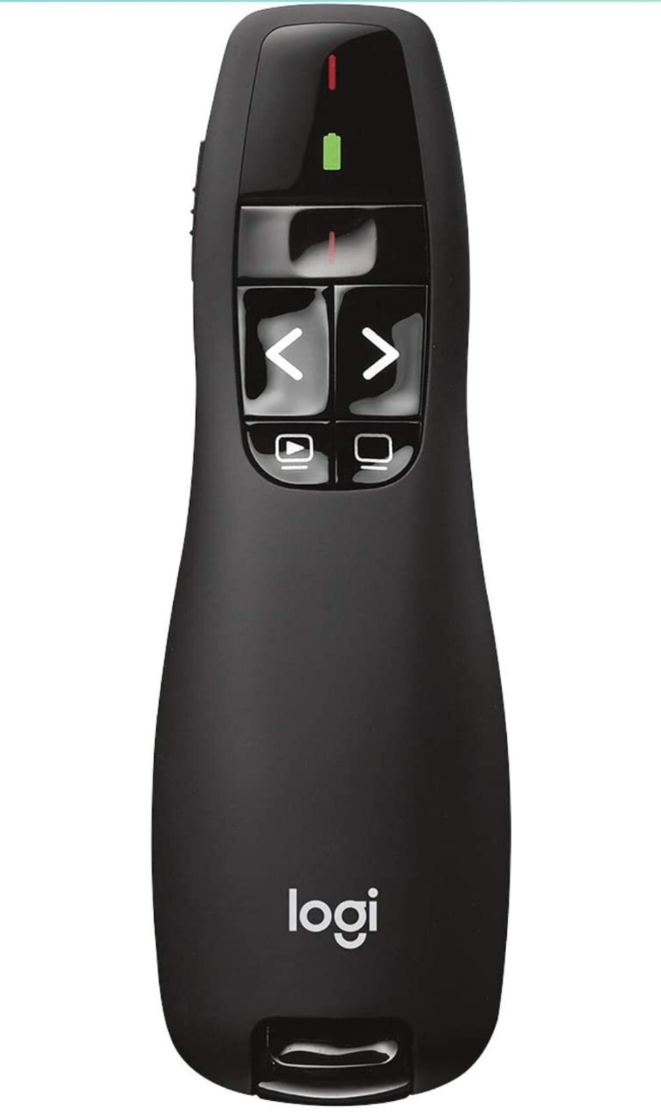 LOGITECH R400 Laser Presentation Remote BLACK Wireless 15 Meters MISSING CASE