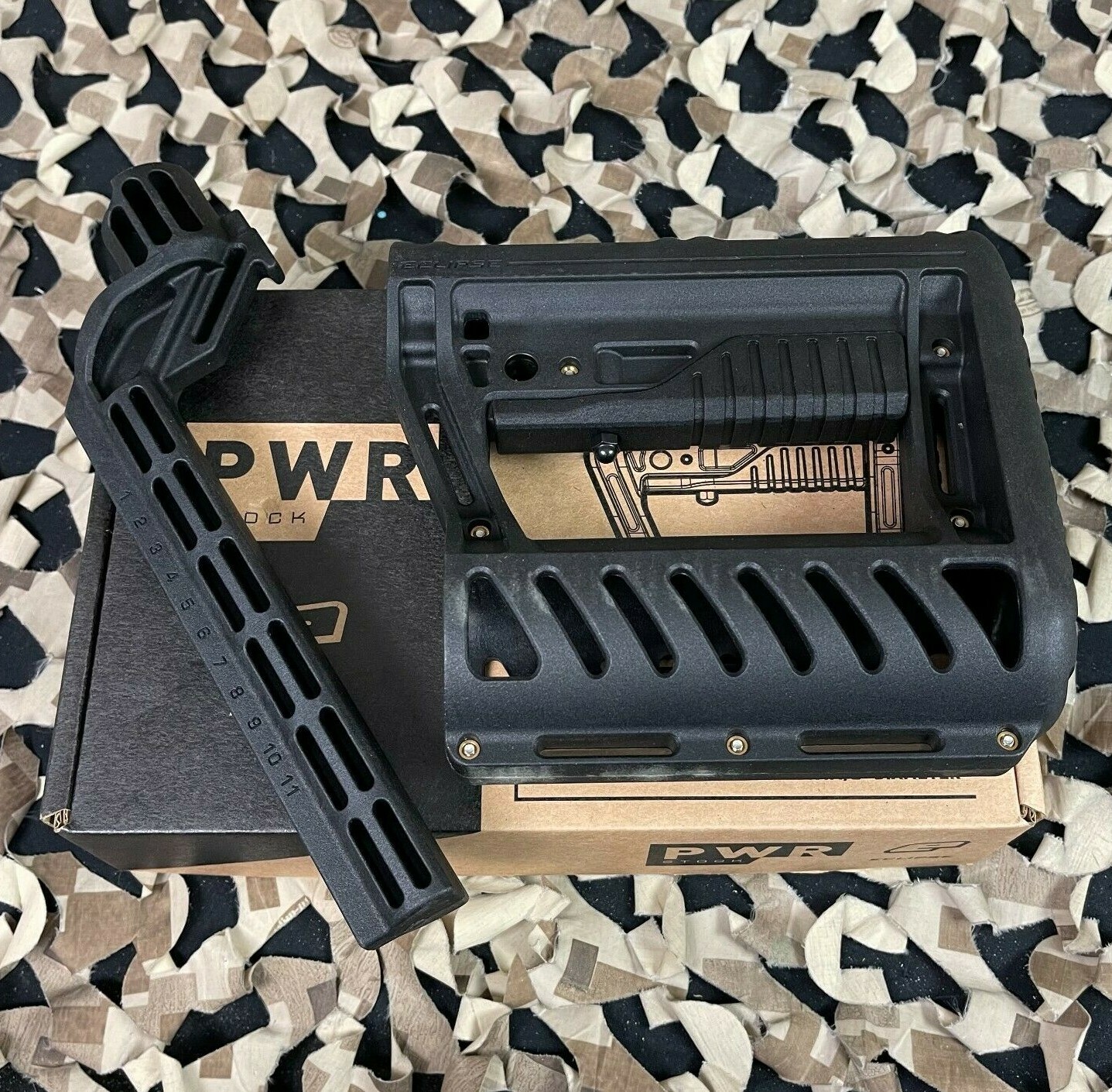 NEW Planet Eclipse EMEK MG100 PWR Stock - Black