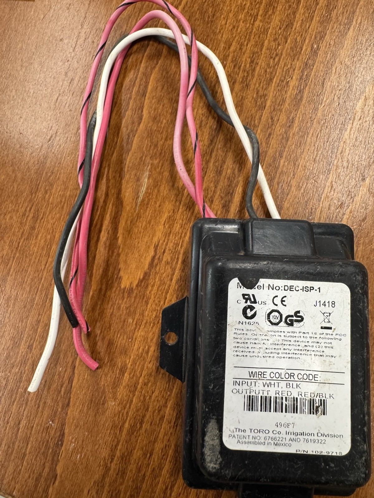 Toro Decoder (TW-D-1) Irrigation Single Station
