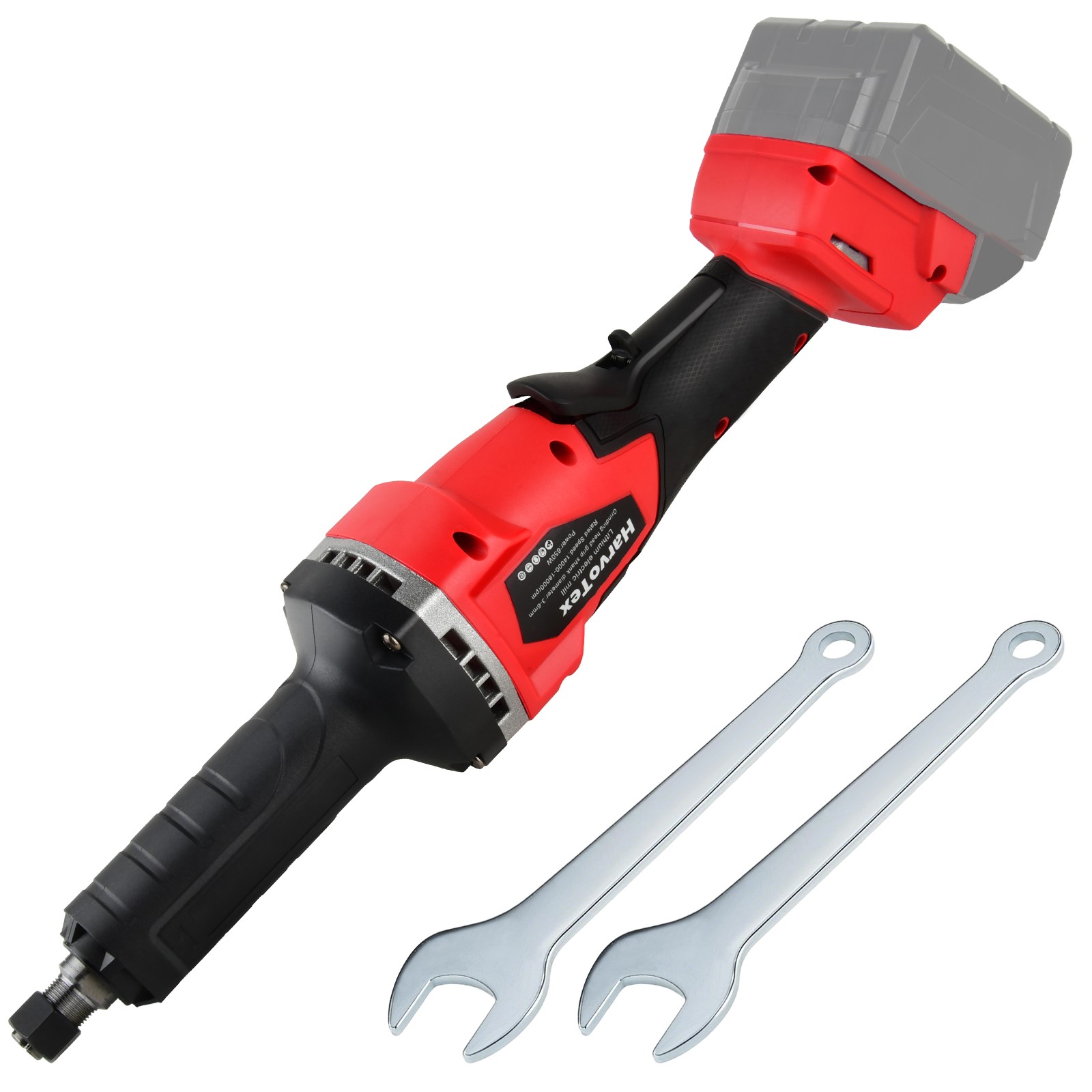 Cordless 1/4" Die Grinder for Milwaukee 18V Battery 18000 RPM Brushless
