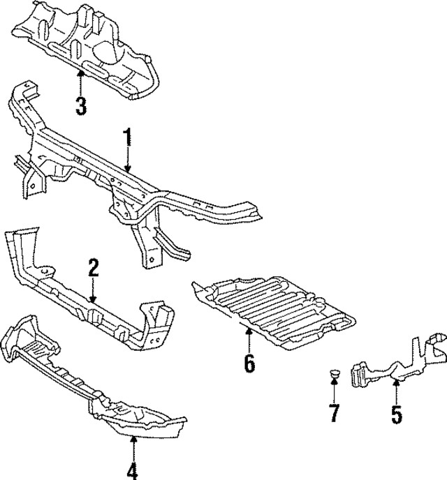Genuine Toyota Supra MKIV JZA80 Front Splash Shield Undercover 51420-14010