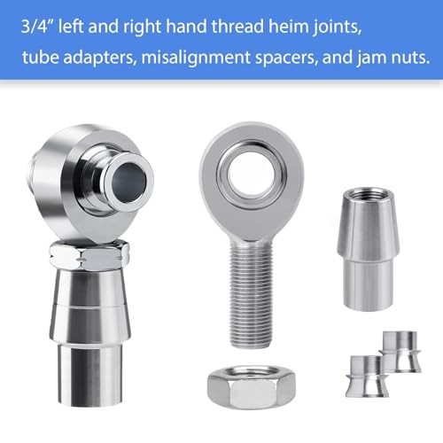 3/4'' Heim Joints Rod End Kit, Right and Left Hand Thread Heim Joint -