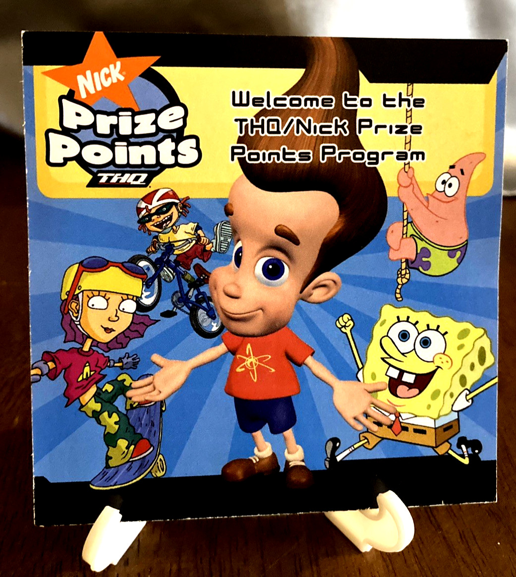 SET OF 5 SpongeBob Gameboy Advance Instruction Booklets Inserts Posters Points