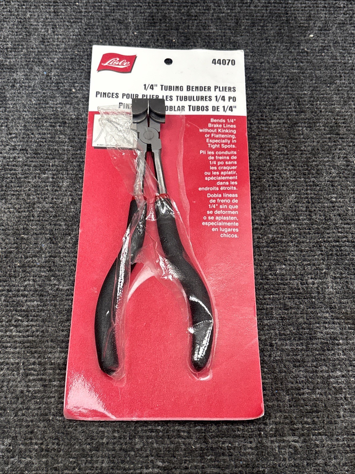 Lisle 44070 Tubing Bender Pliers for 1/4"