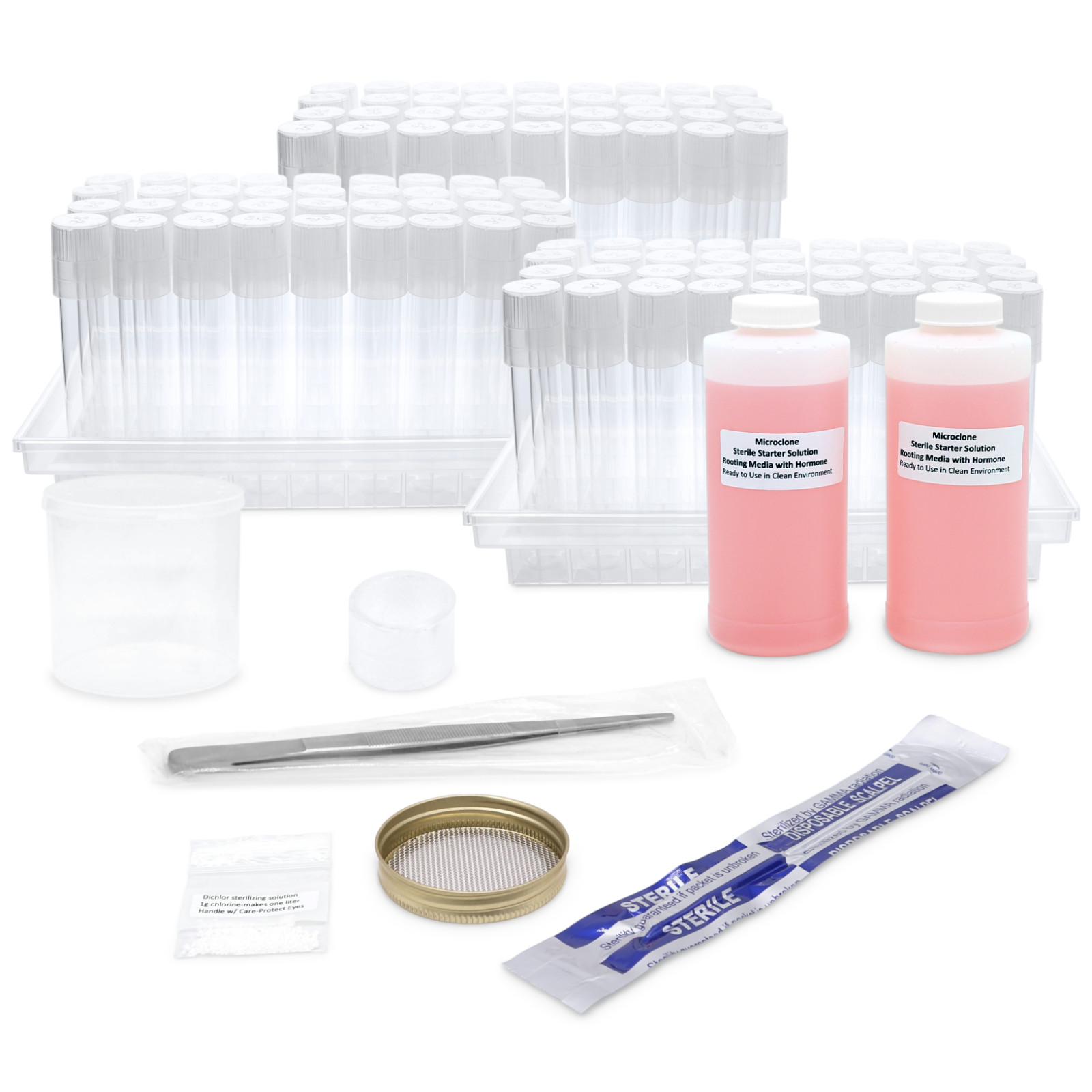 Tissue Culture Starter Kit 108 Microclone Tubes Most Plants Include Cannabis
