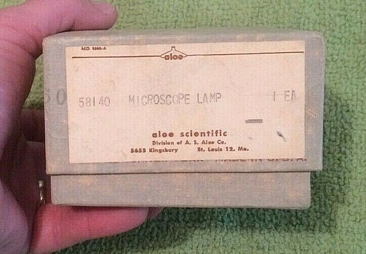 Antique AO Spencer Starlight Substage Illuminator Complete with Box Tested