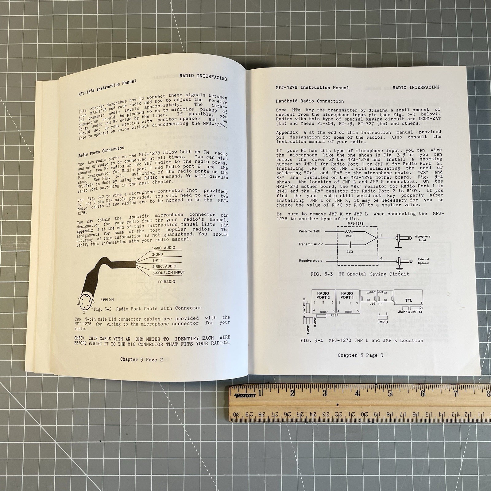 VTG 1990 MFJ-1278/MFJ-1278T Multi-Mode Data Controller Manual