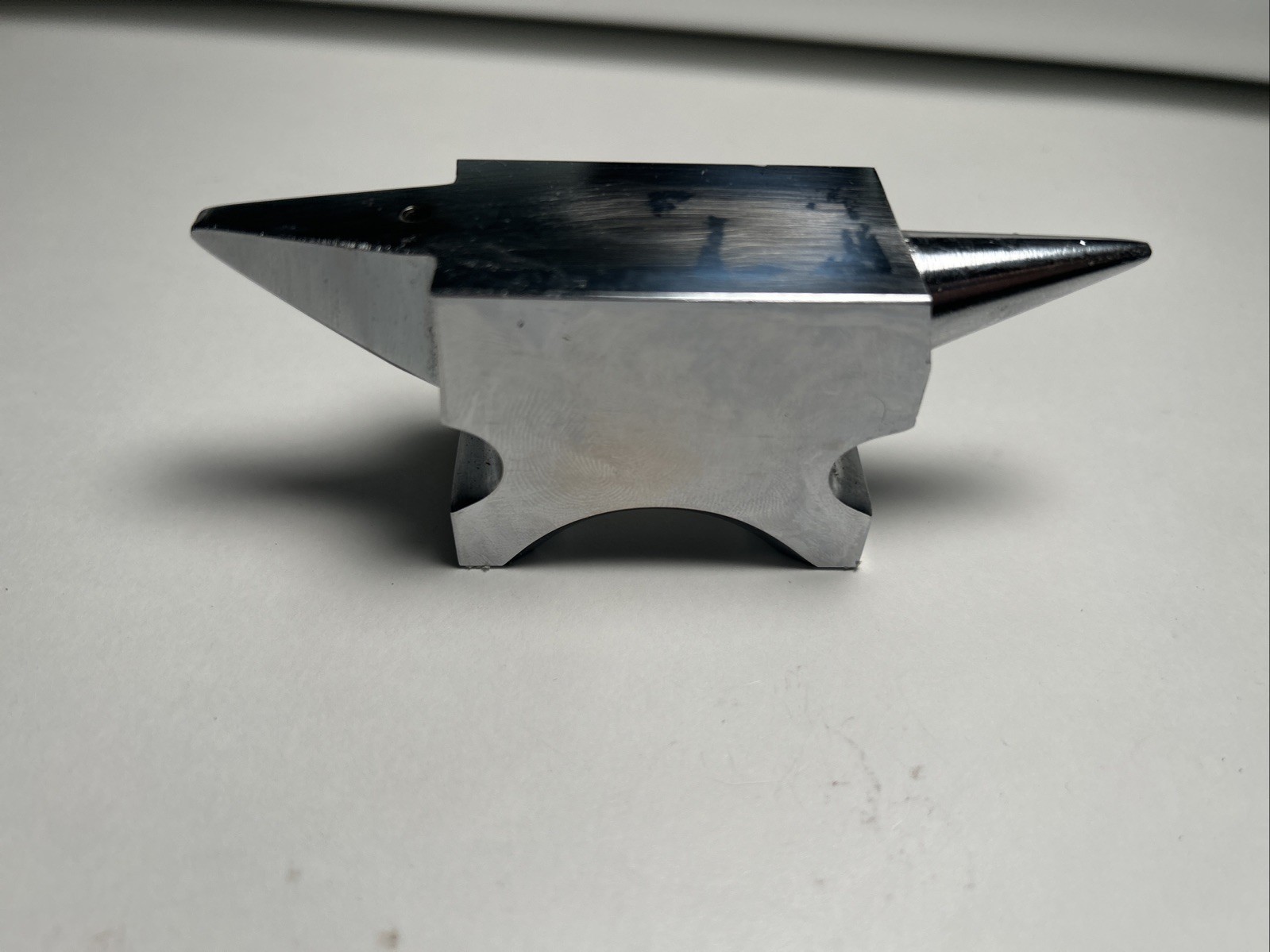 Small Vintage 1.1 Lbs 4.25 Long Stainless Steel Jeweler Hobby Anvil Paperweight