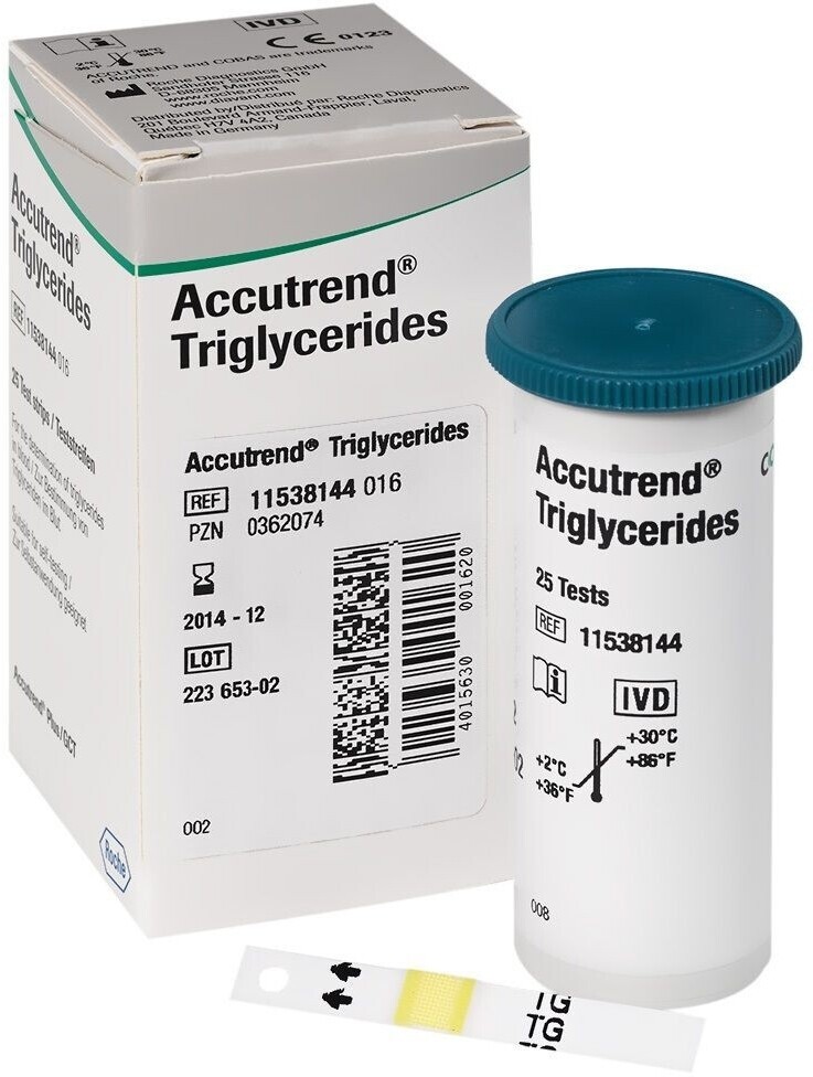 Accutrend Strip Triglycerides 25 strips