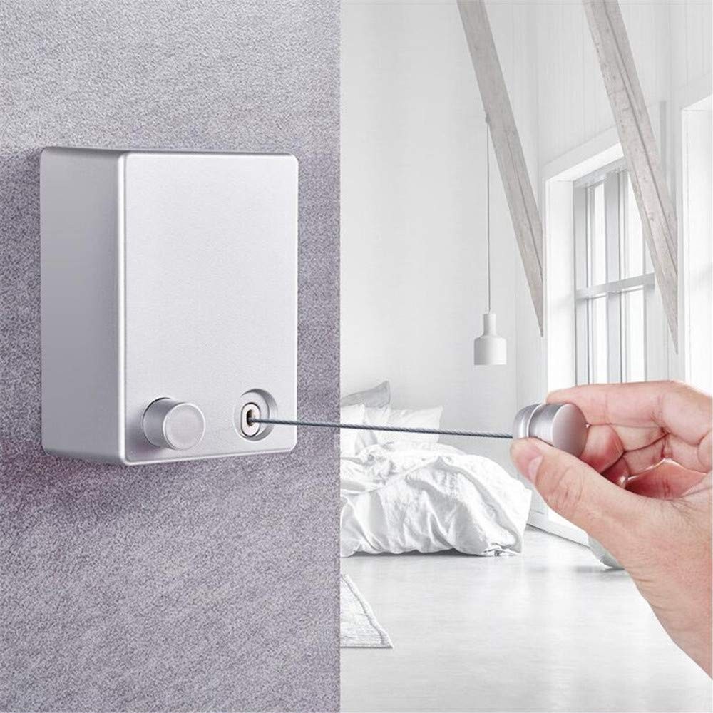 Hot Retractable Indoor and Outdoor Clothes Wall Hanger Drying Rack Balcony Ba...